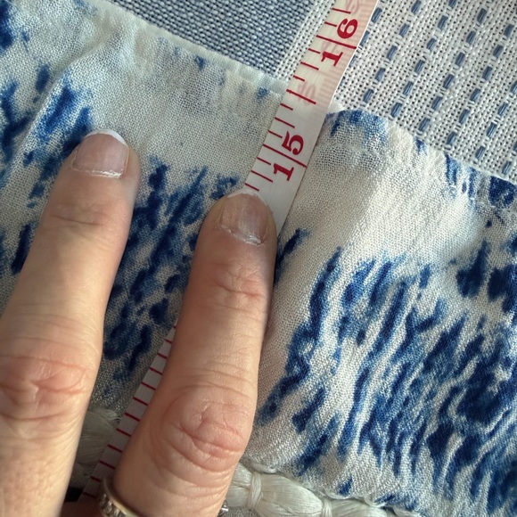 RAGA Blue and White Patterned Mini Skirt - Picture 10 of 10